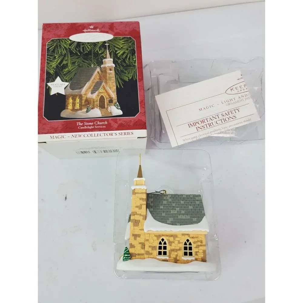 Hallmark Keepsake‎ Ornament The Stone Church Candlelight Services